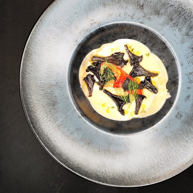 Ravioles de homard maison aux saveurs forestières