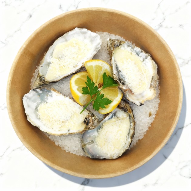 HUÎTRES GRATINÉES À L'OSTENDAISE